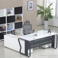 【岵沣家具】办公家具办公桌 经理桌钢架主管桌 简约现代实用桌