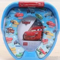 进口儿童马桶盖 韩国迪斯尼小汽车pixar cars 宝宝专用坐便器